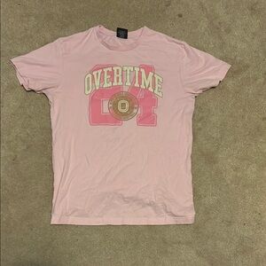 Overtime Pink Short Sleeve Tee